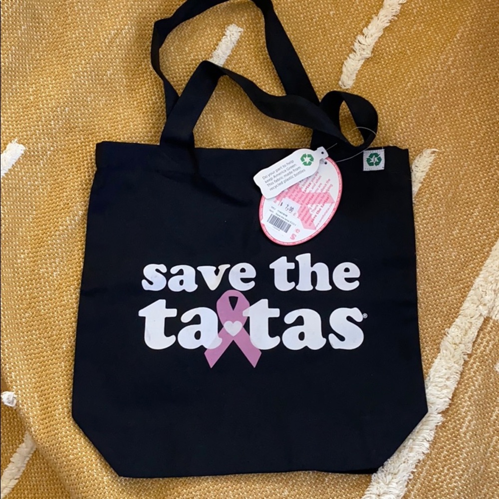 Reusable Save the Tatas bag